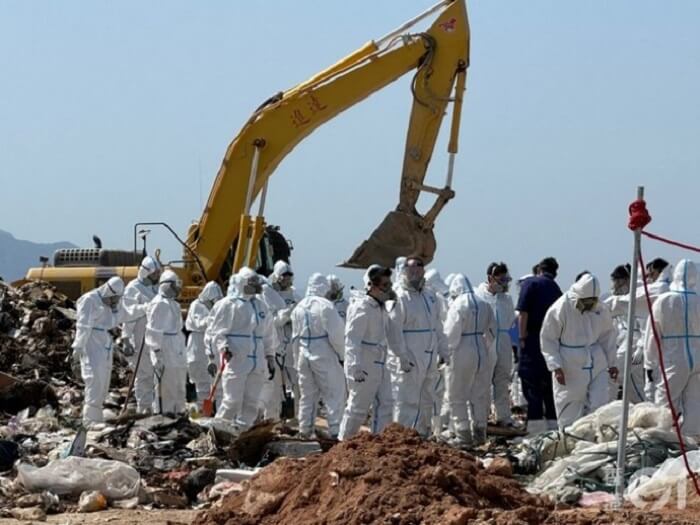 Cảnh sát đang nỗ lực tìm kiếm thi thể của Thái Thiên Phượng tại bãi rác6